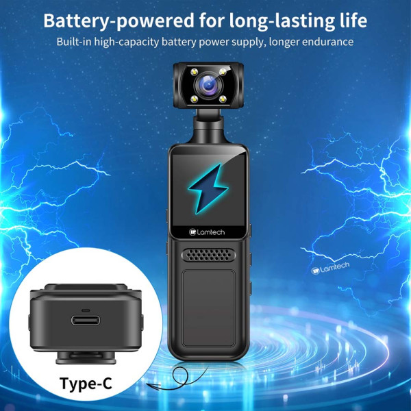 LAMTECH 4K 180ο ACTION CAMERA WITH WIFI