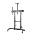 GEMBIRD HEIGHT ADJUSTABLE TV FLOOR STAND WITH CASTER WHEELS 60' - 100' GEMBIRD HEIGHT ADJUSTABLE TV FLOOR STAND WITH CASTER WHEELS 60' - 100'