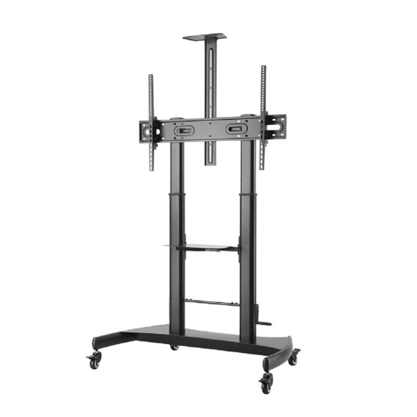 GEMBIRD HEIGHT ADJUSTABLE TV FLOOR STAND WITH CASTER WHEELS 60' - 100' GEMBIRD HEIGHT ADJUSTABLE TV FLOOR STAND WITH CASTER WHEELS 60' - 100'