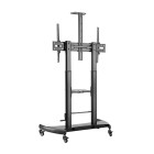 GEMBIRD HEIGHT ADJUSTABLE TV FLOOR STAND WITH CASTER WHEELS 60' - 100' GEMBIRD HEIGHT ADJUSTABLE TV FLOOR STAND WITH CASTER WHEELS 60' - 100'