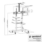 GEMBIRD HEIGHT ADJUSTABLE TV FLOOR STAND WITH CASTER WHEELS 60' - 100' GEMBIRD HEIGHT ADJUSTABLE TV FLOOR STAND WITH CASTER WHEELS 60' - 100'
