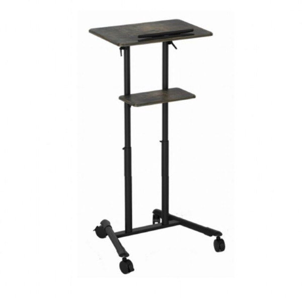 GEMBIRD MOBILE LECTURE DESK WITH CASTER WHEELS BLACK GEMBIRD MOBILE LECTURE DESK WITH CASTER WHEELS BLACK