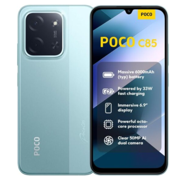 Xiaomi Poco C85 6GB Ram 128GB Green Dual Sim 4G-EU