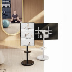 GEMBIRD METAL TV STAND WITH CASTER WHEELS 37'-86' MAX VESA 600x400 WHITE