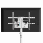 GEMBIRD METAL TV STAND WITH CASTER WHEELS 37'-86' MAX VESA 600x400 WHITE