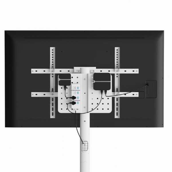 GEMBIRD METAL TV STAND WITH CASTER WHEELS 37'-86' MAX VESA 600x400 WHITE