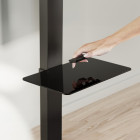 GEMBIRD TV STAND FLOOR 43'-86' MAX VESA 600x400 BLACK