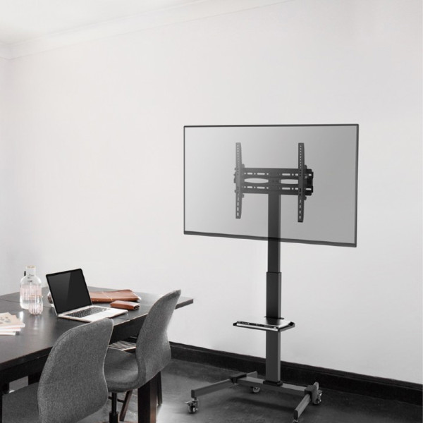 GEMBIRD TV FLOOR STAND WITH CASTER WHEELS (TILT) 32'-55'