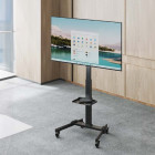 GEMBIRD TV FLOOR STAND WITH CASTER WHEELS (TILT) 32'-55'