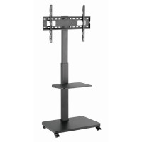 GEMBIRD TV FLOOR STAND WITH CASTER WHEELS 37'-75' VESA 600X400 BLACK