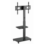 GEMBIRD TV FLOOR STAND WITH CASTER WHEELS 37'-75' VESA 600X400 BLACK