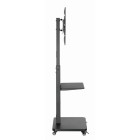 GEMBIRD TV FLOOR STAND WITH CASTER WHEELS 37'-75' VESA 600X400 BLACK