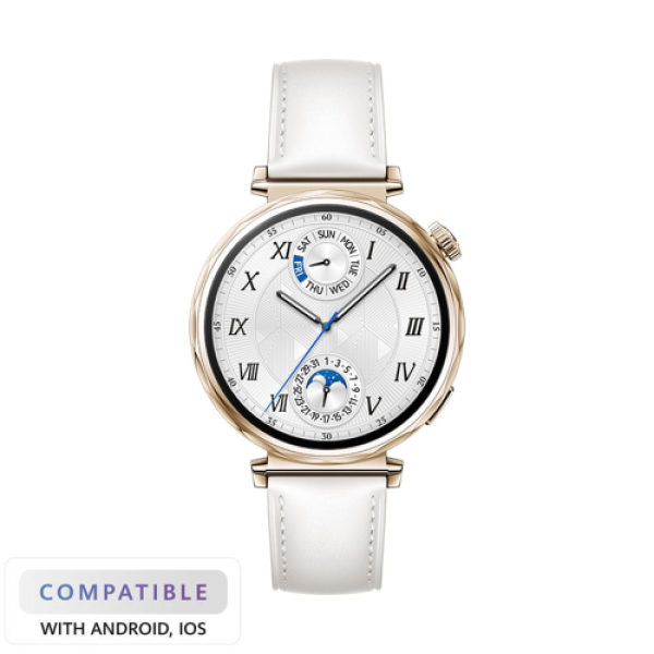 Huawei Watch GT 5 White Leather- EU
