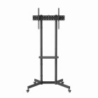 GEMBIRD TV FLOOR STAND WITH CASTER WHEELS (TILT), 37' - 70' VESA 800X600 BLACK