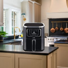 JOCCA Q-MAX SINGLE HOT AIR FRYER 5L 1450W BLACK