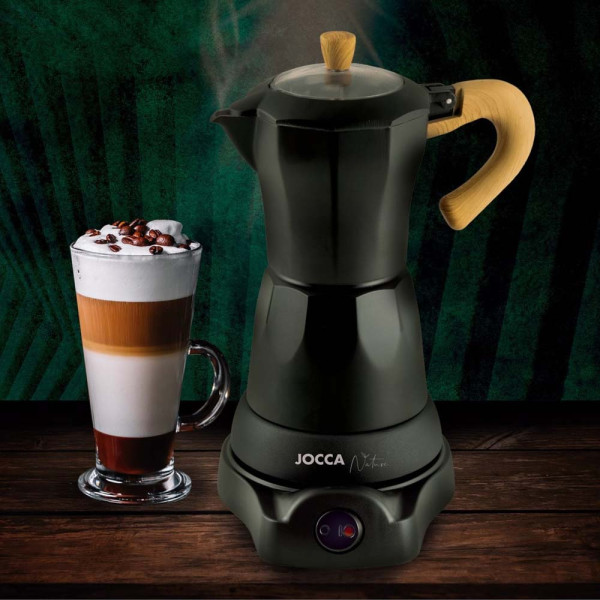 JOCCA ELECTRIC ITALIAN COFFE MACHINE NATURE LINE BLACK