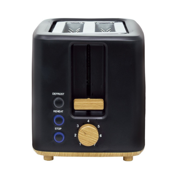 JOCCA 2-SLICE TOASTER NATURE LINE BLACK