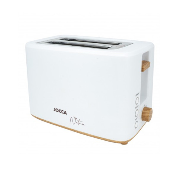 JOCCA 2-SLICE TOASTER NATURE LINE WHITE BAMBOO