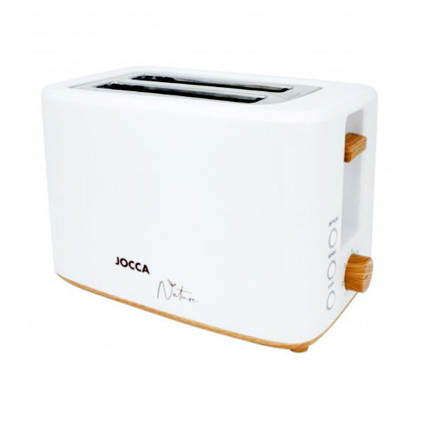 JOCCA 2-SLICE TOASTER NATURE LINE WHITE BAMBOO