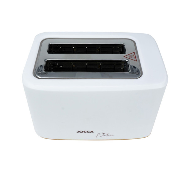 JOCCA 2-SLICE TOASTER NATURE LINE WHITE BAMBOO