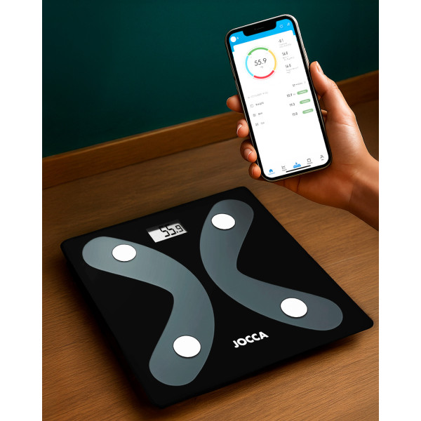 JOCCA SMART BATHROOM BT SCALE BLACK