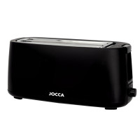 JOCCA 4 SLICE TOASTER 1200W BLACK