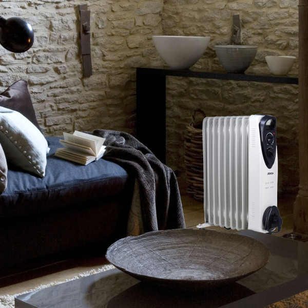 JOCCA OIL FILLED RADIATOR 9 ELEMENTS 2000W WHITE
