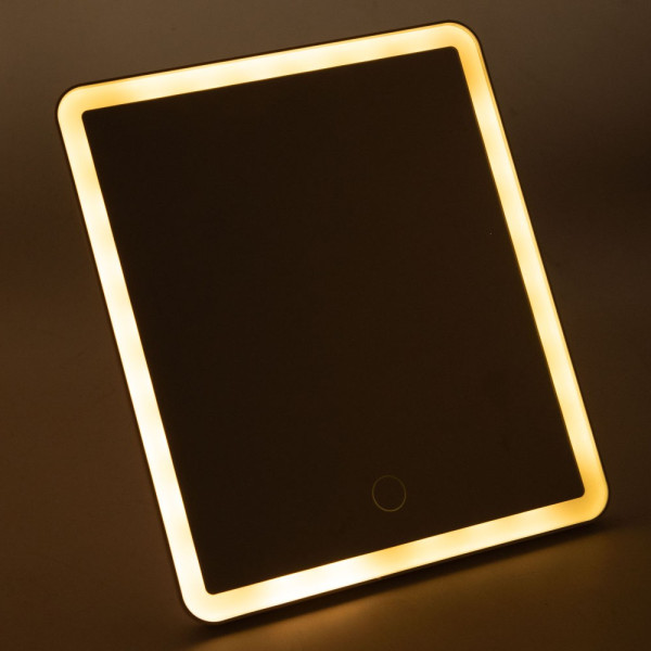 JOCCA MAKEUP BRIEFCASE WITH RECHARGEABLE LED MIRROR PINK