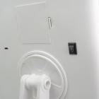 JOCCA FOLDABLE MAKEUP MIRROR WITH LED LIGHT AND 1X/2X/3X MAGNIFICATION WHITE