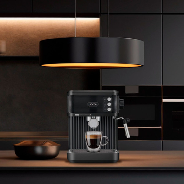 JOCCA 20 BAR ESPRESSO MACHINE WITH STEAM WAND AND 1.8 LITRE WATER TANK BLACK