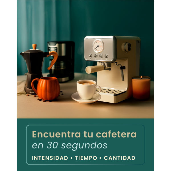 JOCCA RETRO ESPRESSO COFFEE MACHINE 15 BARS WITH REMOVABLE DEPOSIT 1.7L CREME