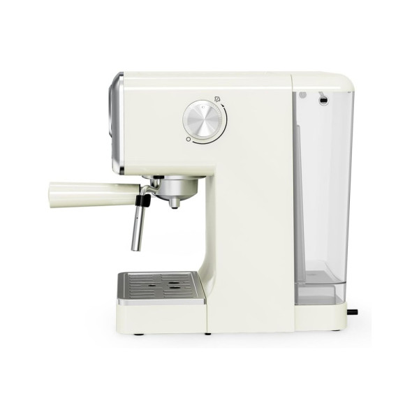 JOCCA RETRO ESPRESSO COFFEE MACHINE 15 BARS WITH REMOVABLE DEPOSIT 1.7L CREME