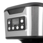 JOCCA DIGITAL DRIP COFFEE MACHINE 1.5L WITH GLASS JUG AND TIMER SILVER/BLACK