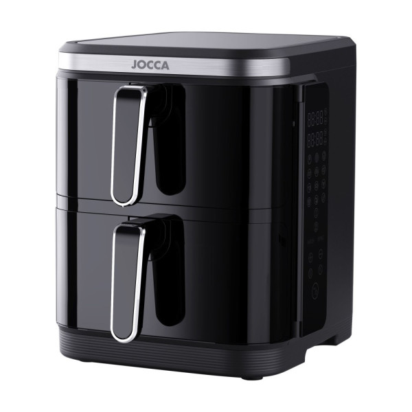 JOCCA 11L DOUBLE AIR FRYER BLACK