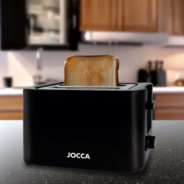 JOCCA 2 SLICE TOASTER 700W BLACK