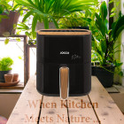 JOCCA 5L DIGITAL AIR FRYER 1450W NATURE BLACK
