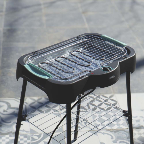 JOCCA ELECTRIC BARBECUE WITH LEGS 2000W BLACK