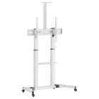SBOX MOBILE FLOOR STAND 60'-100' / 152-254 cm VESA 1000x600 WHITE