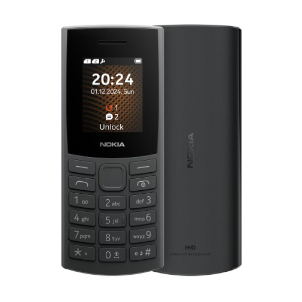 Nokia 105 4G Charcoal 2024 2nd Edition- GR