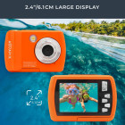 AQUAPIX WATERPROOF CAMERA W2024-W SPLASH ORANGE