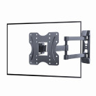GEMBIRD FULL MOTION TV WALL MOUNT 23'-42' BLACK