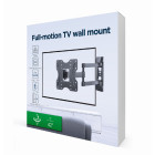 GEMBIRD FULL MOTION TV WALL MOUNT 23'-42' BLACK