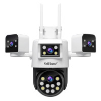 SRIHOME 8MP QUAD-LENS PTZ SECURITY CAMERA