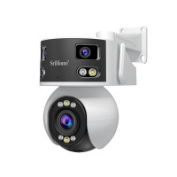 SRIHOME 8MP HD MULTI-LENS SUPER WIDE ANLGE PANORAMIC PTZ OUTDOOR CAMERA