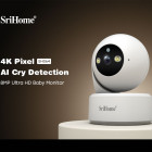 SRIHOME 8MP 4K ULTRA HD BABY MONITOR