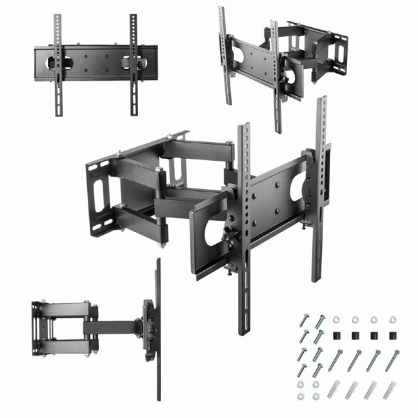 GEMBIRD TV WALL MOUNT FULL MOTION 32'-55' MAX VESA 400x400 BLACK