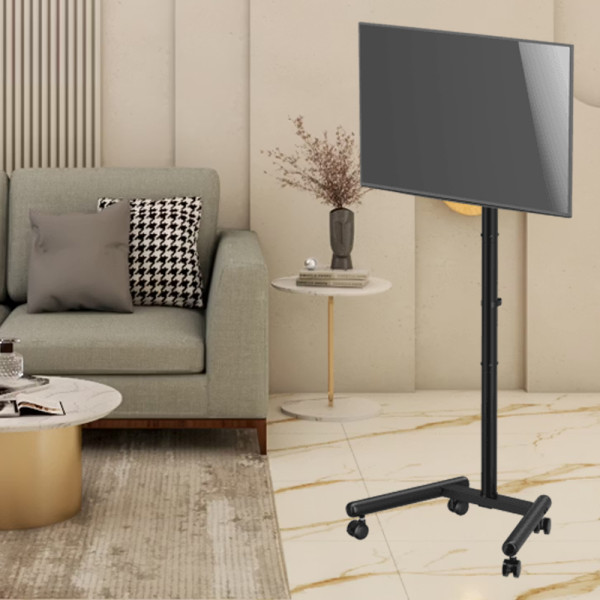 SBOX FLOOR MOBILE MOUNT 13'-50' MAX VESA 200x200 BLACK