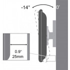 SBOX WALL MOUNT WITH TILT 23' - 43' / 58 - 109 cm