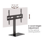 SBOX FLOOR FIXED MOUNT BLACK