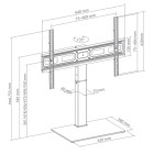 SBOX FLOOR FIXED MOUNT BLACK
